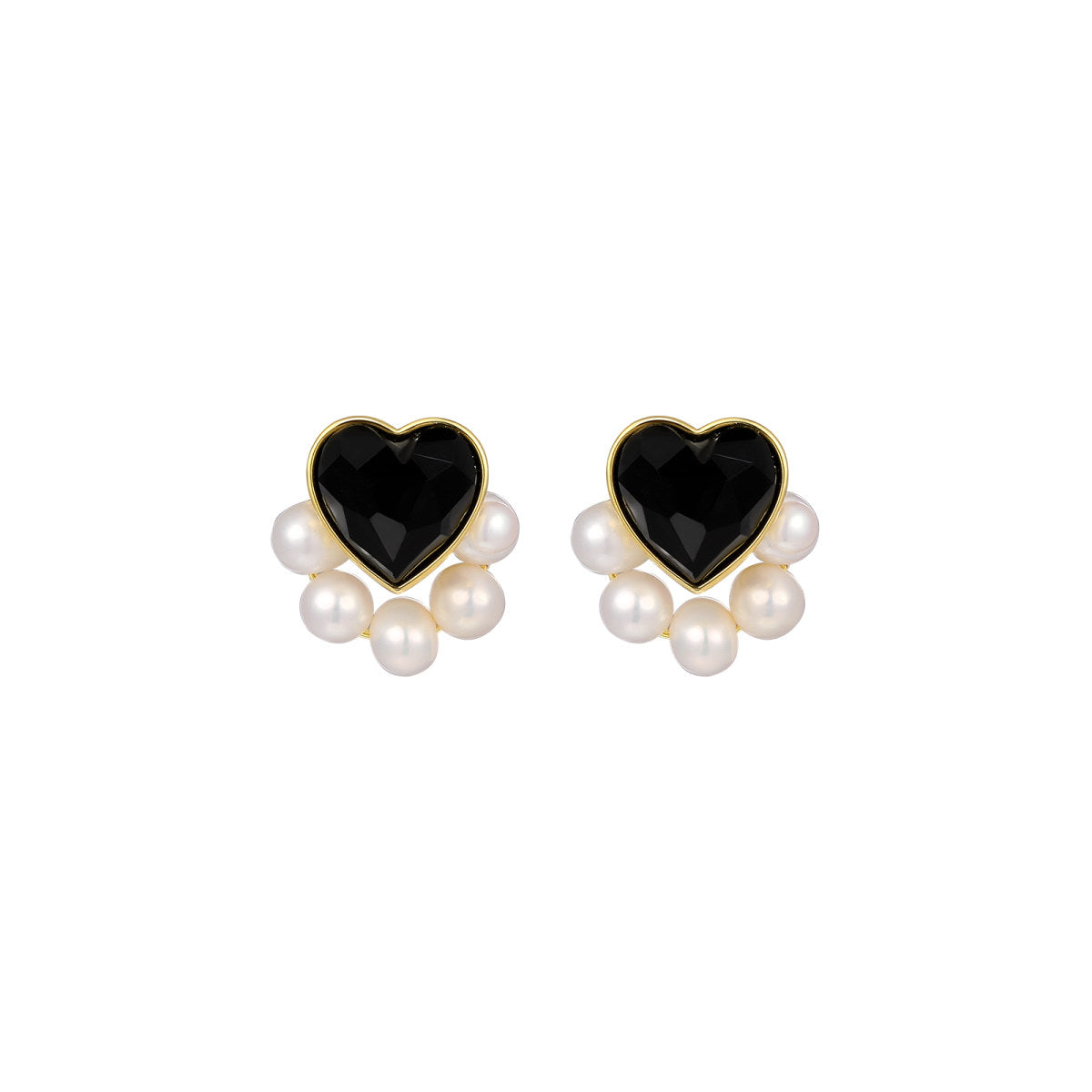 Night Love Gold Earrings