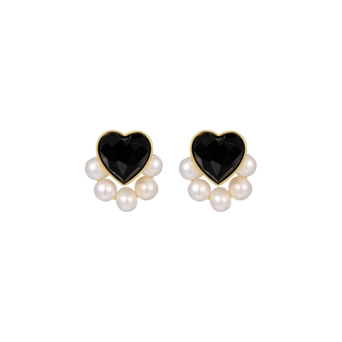 Night Love Gold Earrings