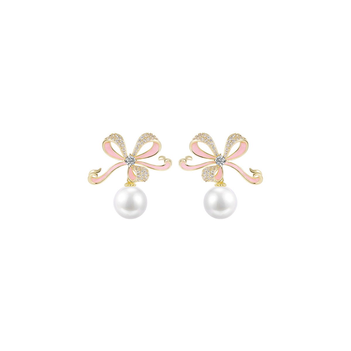 Starry Sash Gold Earrings