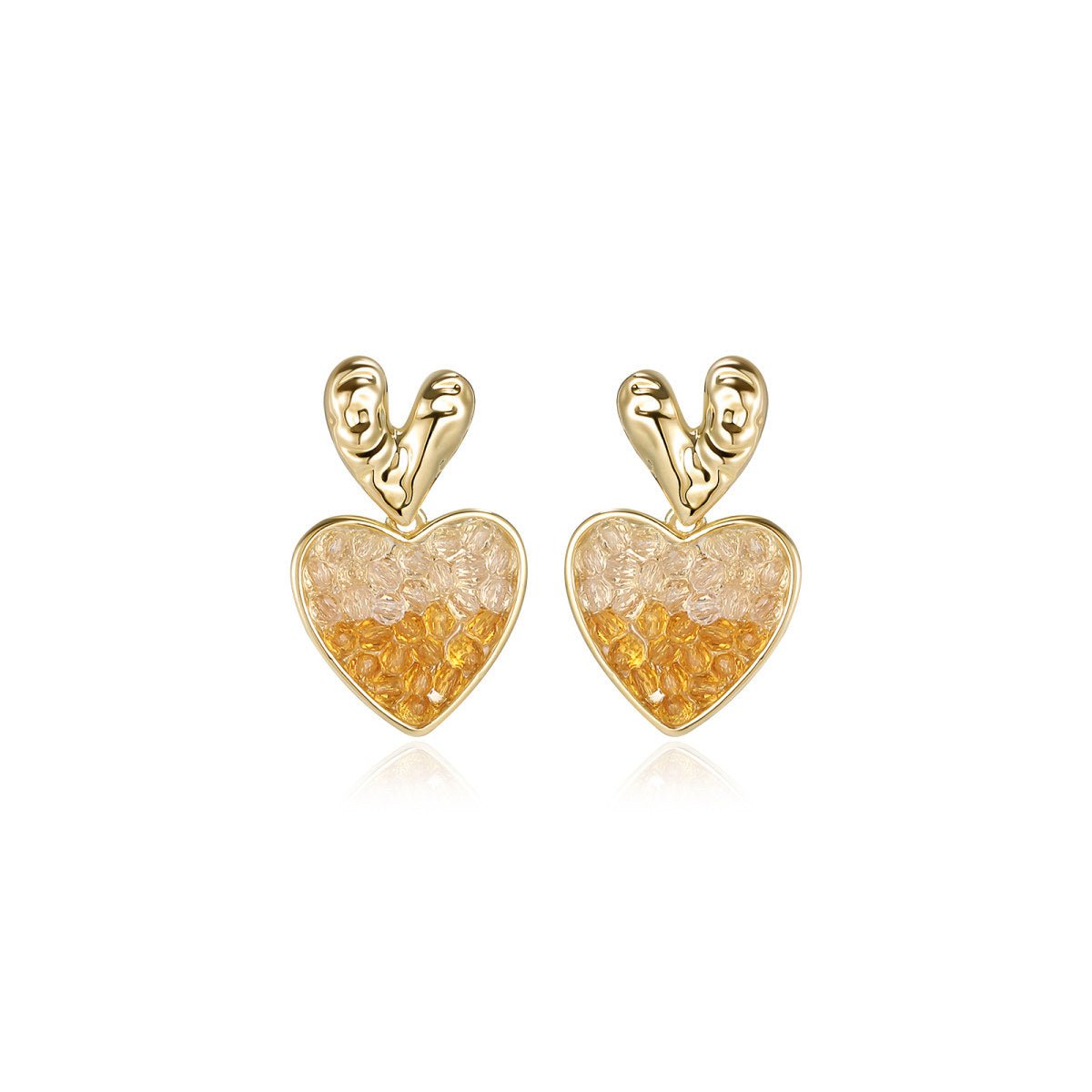 Ava's Dream Drop Orange Earrings