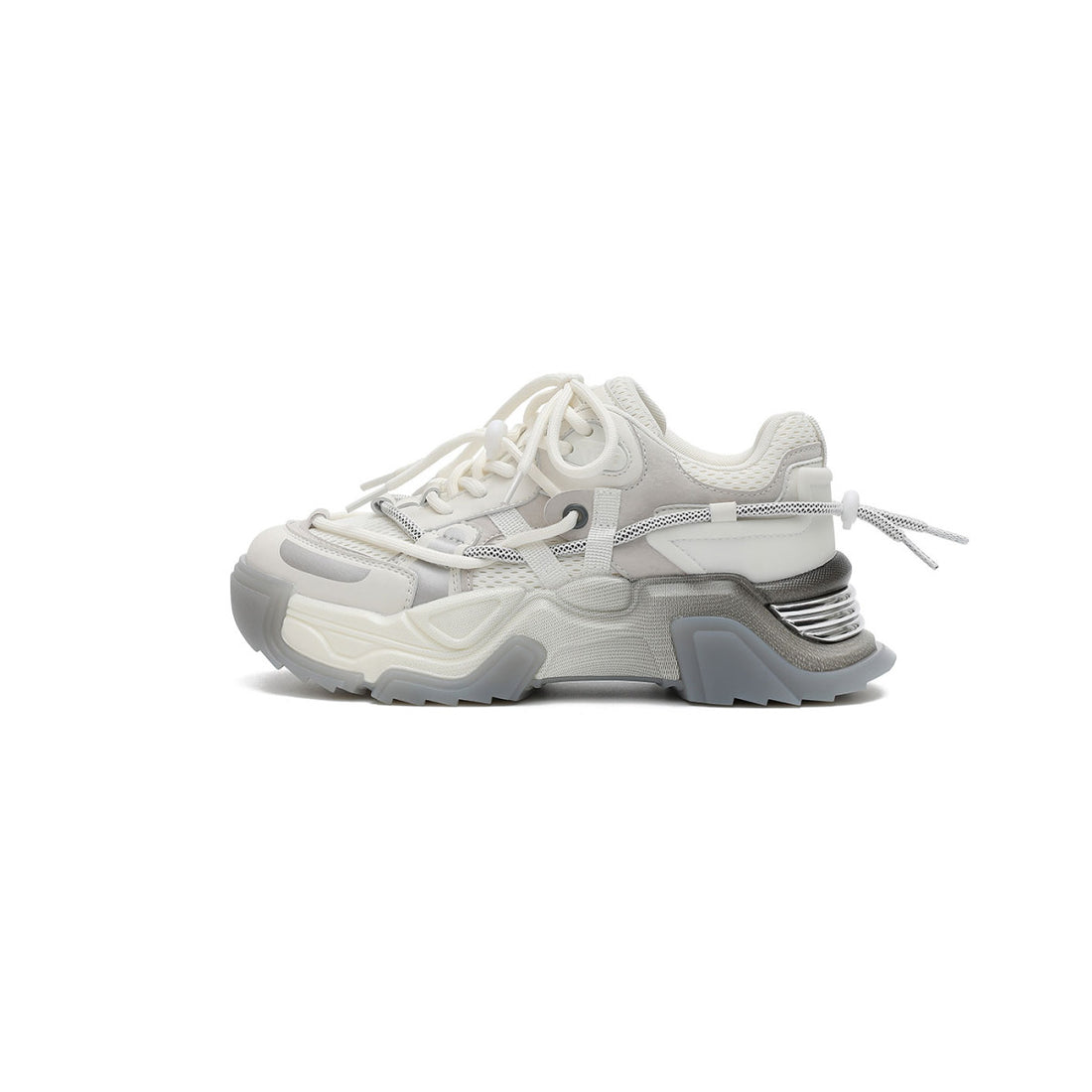 Gizu Chunky White Performance Sneakers