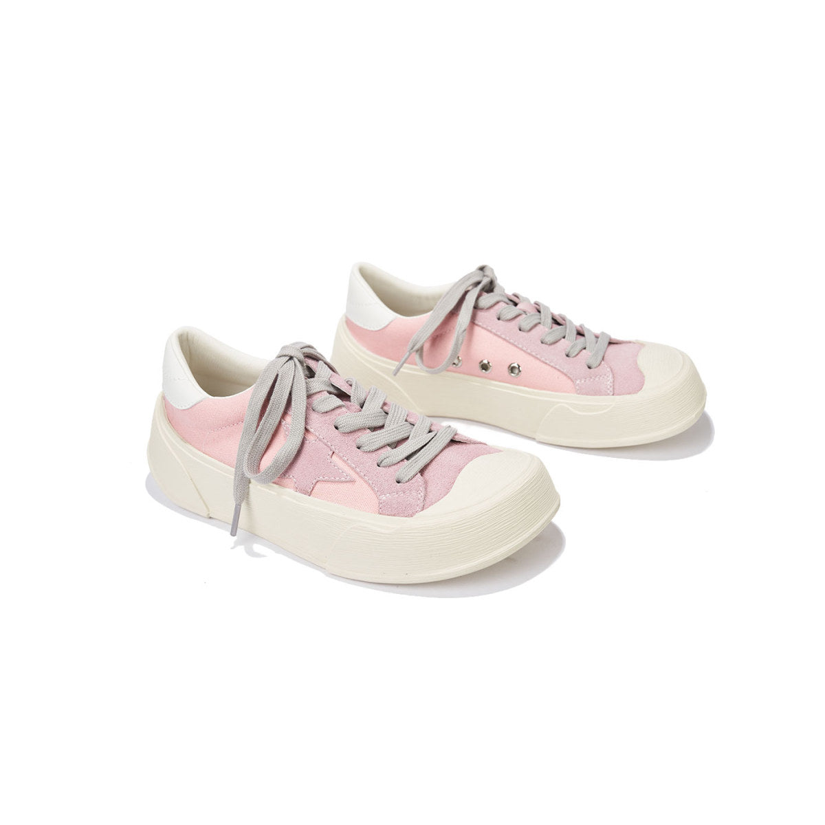 Star Pink Canvas Sneakers