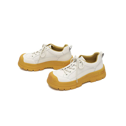 Milk Cap Yellow Sneakers