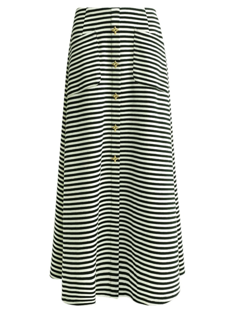 a line maxi striped skirt all stripe 4