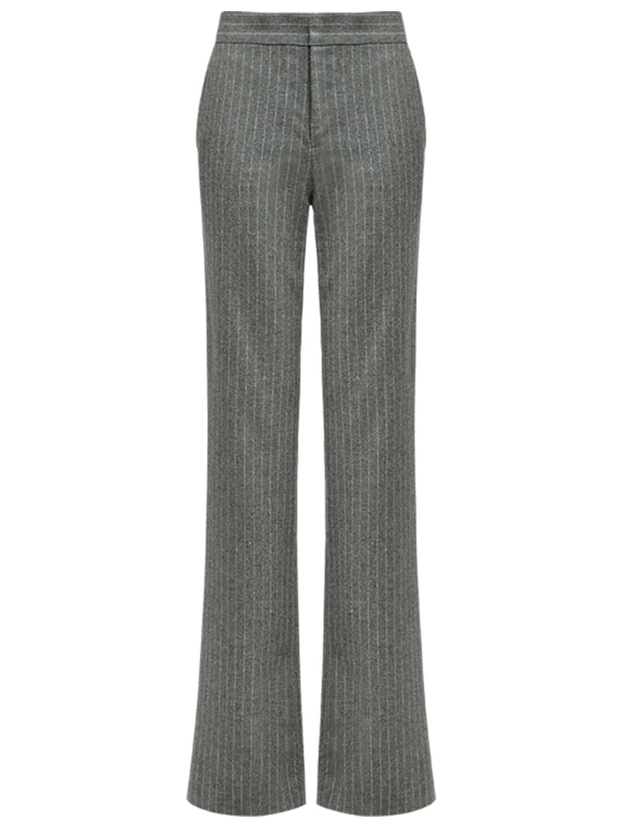 all around warm striped grey wool pants all grey 5