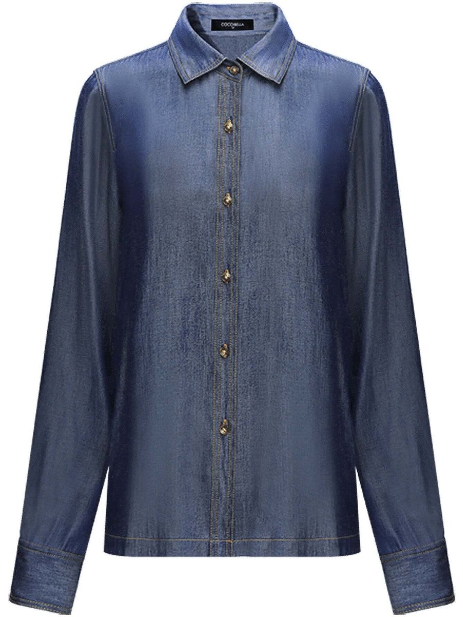 all purpose navy denim shirt all navy 4