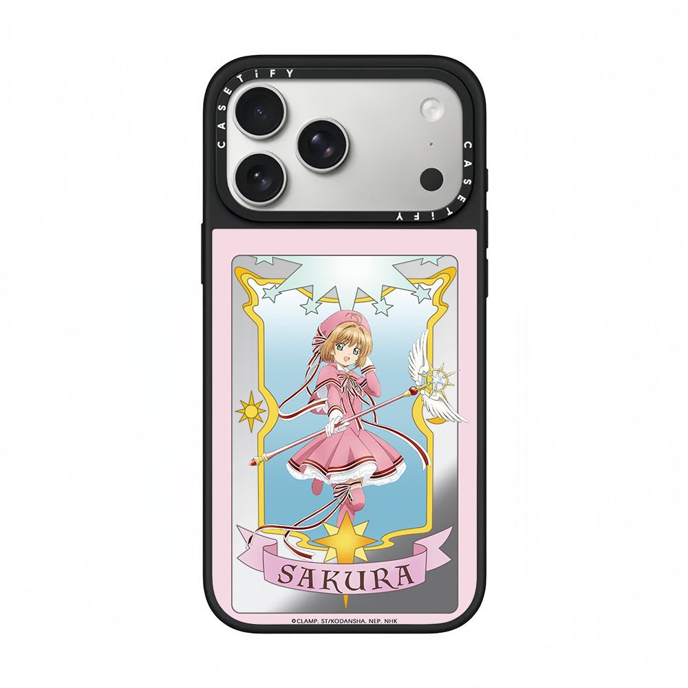 CASETiFY Cardcaptor Sakura Sakura Kinomoto Star Frame Phone Case - 0cm