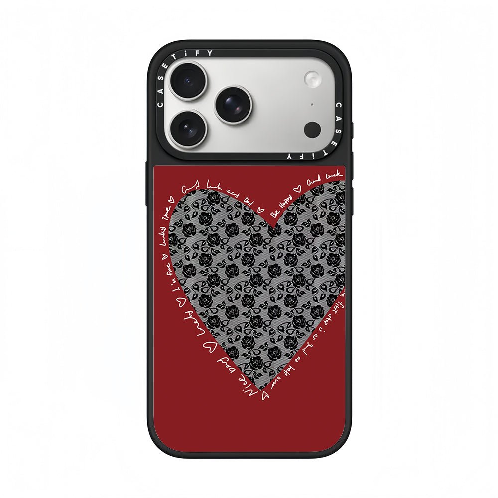 CASETiFY Lace Heart Floral Phone Case - 0cm