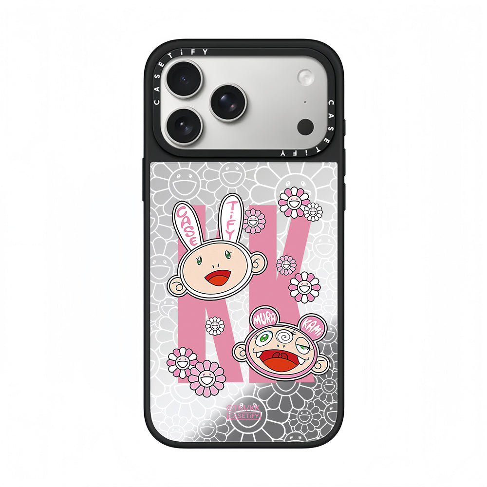 CASETiFY x Takashi Murakami Kaikai & Kiki Monogram Flower Phone Case