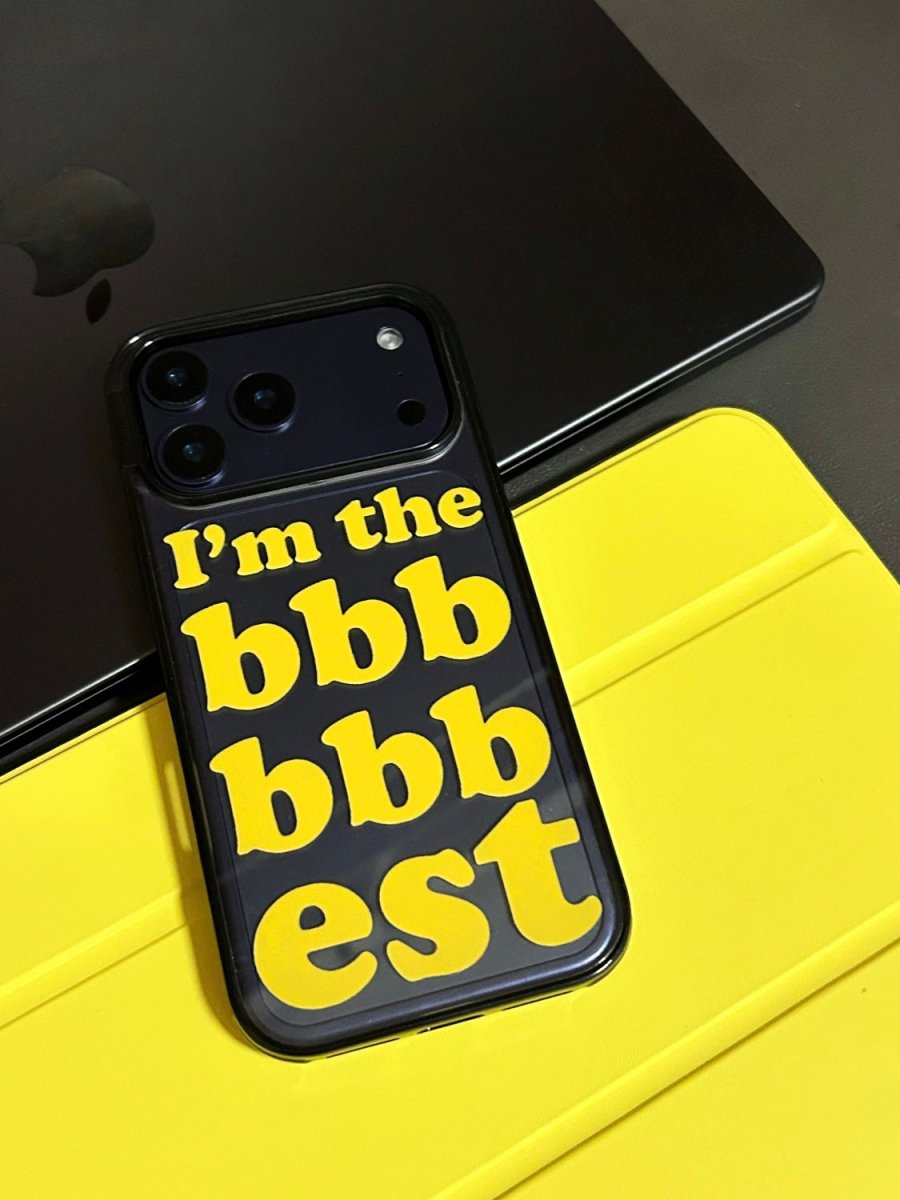 Casey BEST Typography Series AG Matte Phone Case – Bold Varsity Streetwear Protective Cover