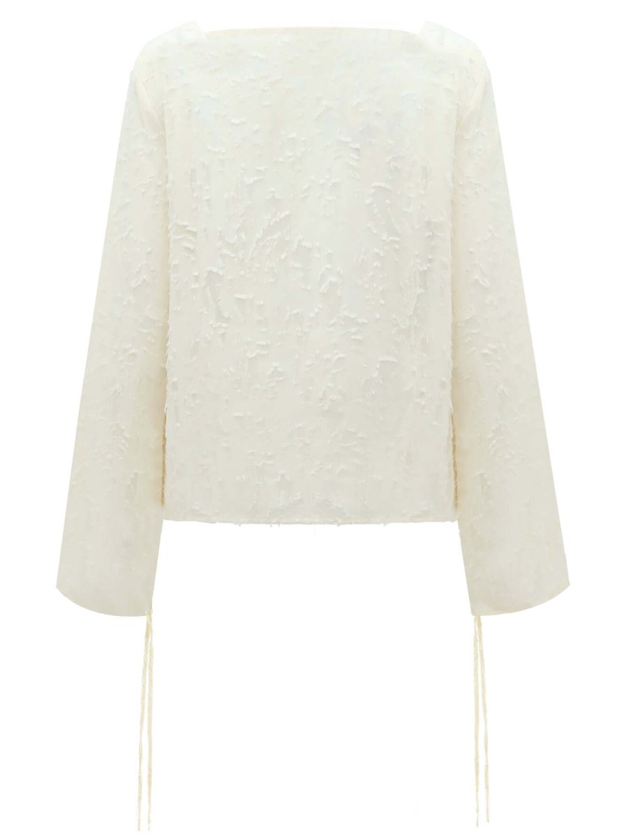 chic white off shoulder chiffon top all white 5