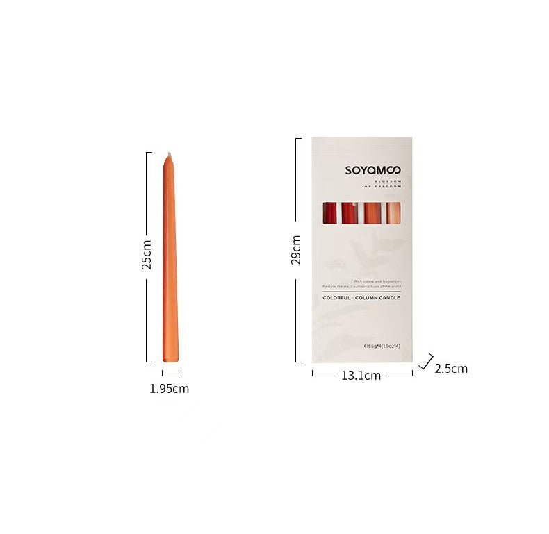 Citrus Breeze Ombre Taper Candles
