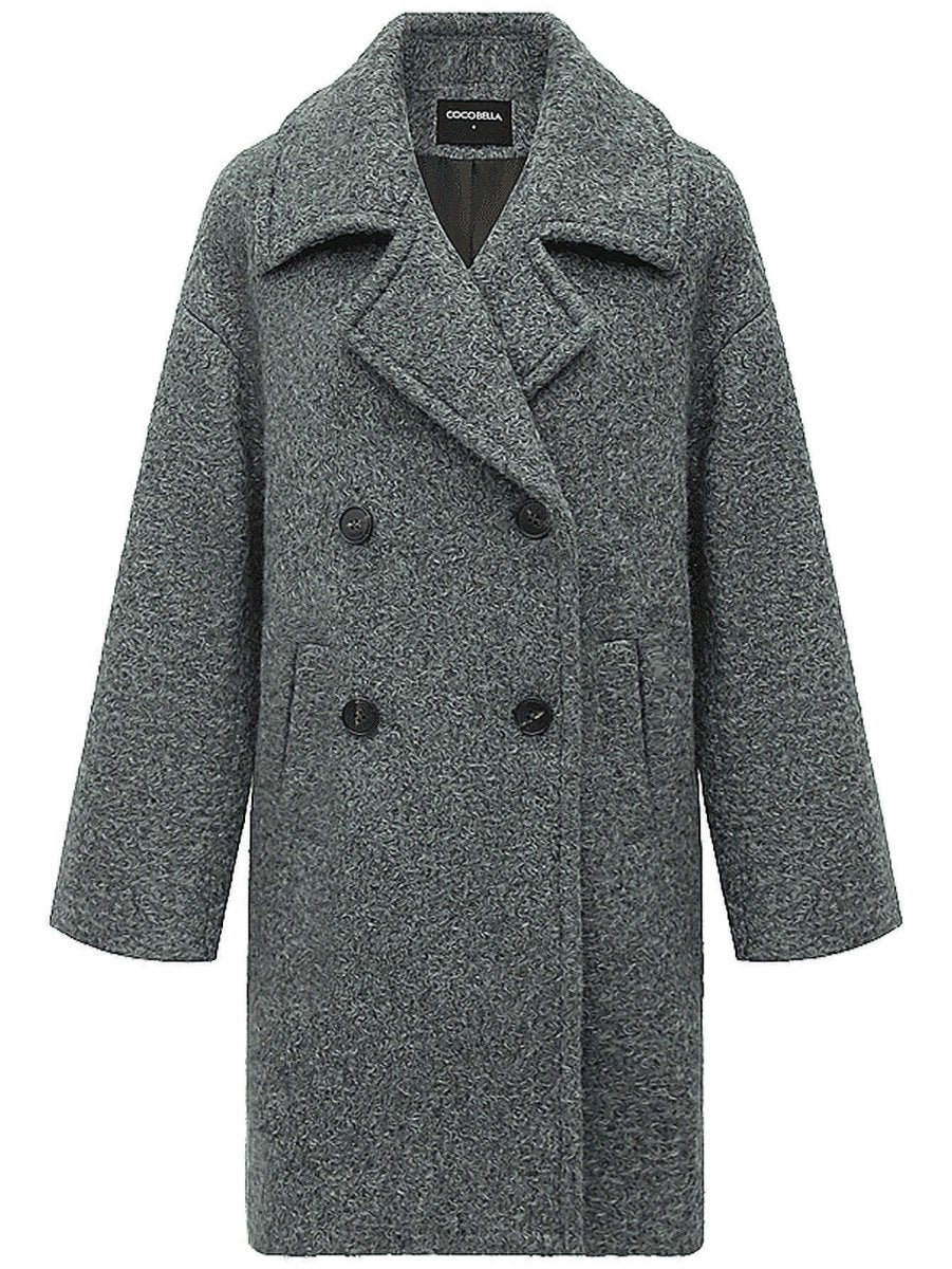 classic double breasted napoleonic grey trench coat all grey 4