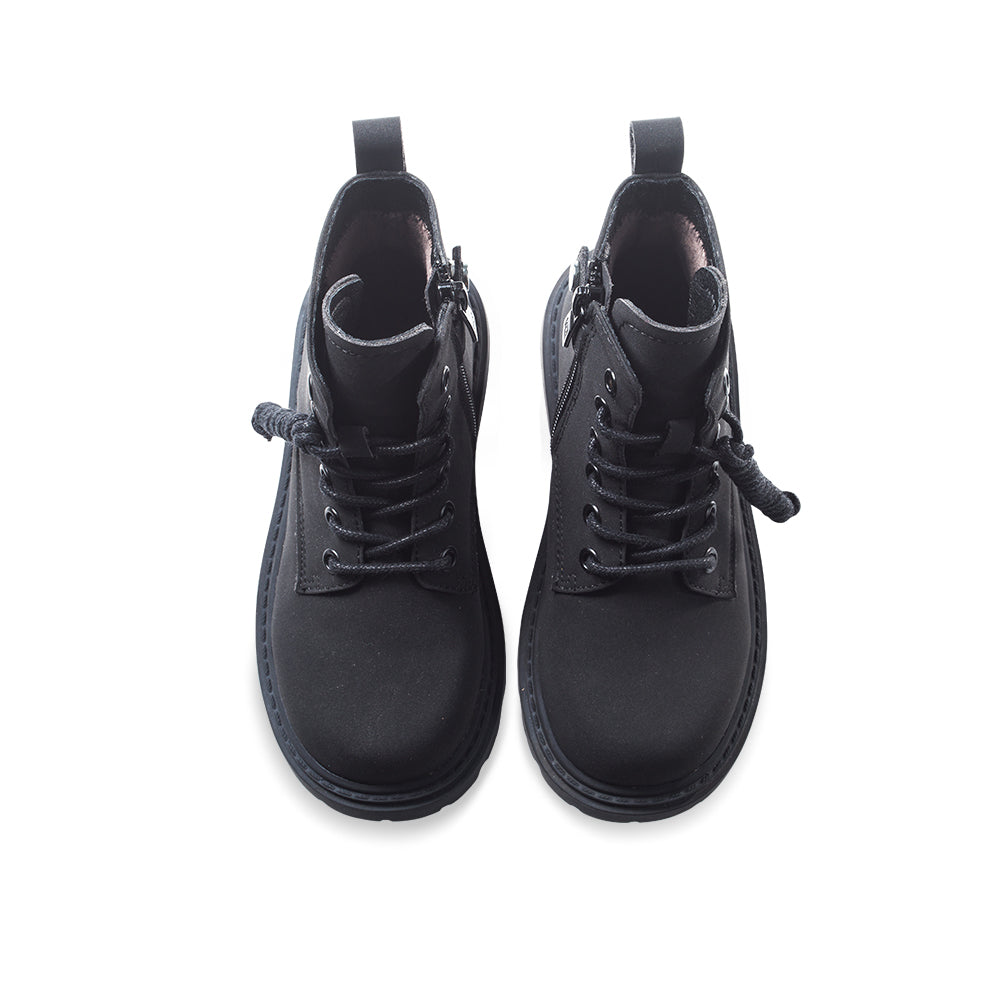 classic kids black combat boots all black 5