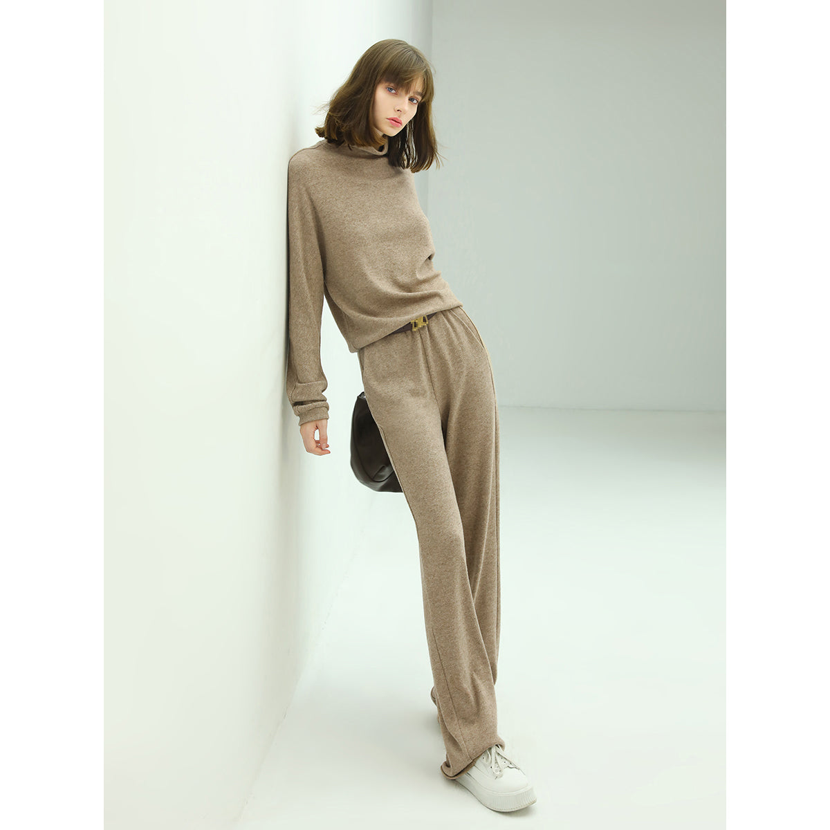comfortable pull on lounge pants tan all tan 3