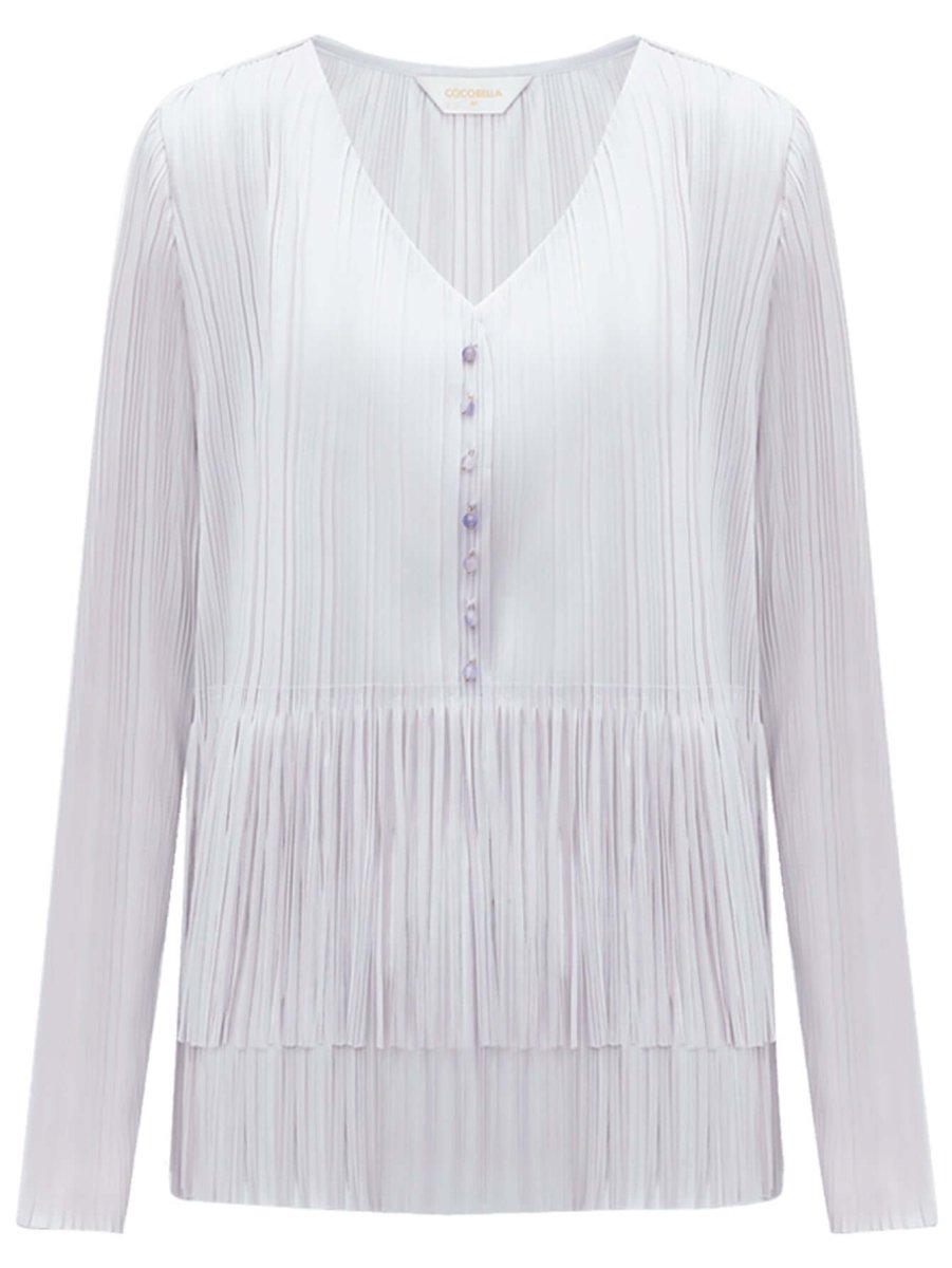 dreamy pleated lilac chiffon shirt all lilac 4