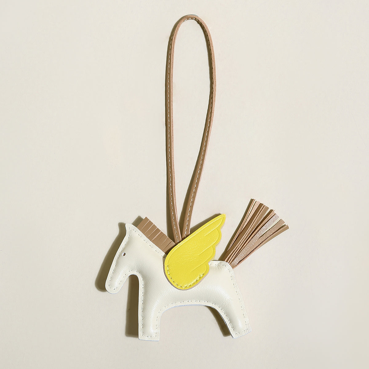 Equestrian Horse Leather Bag Charm