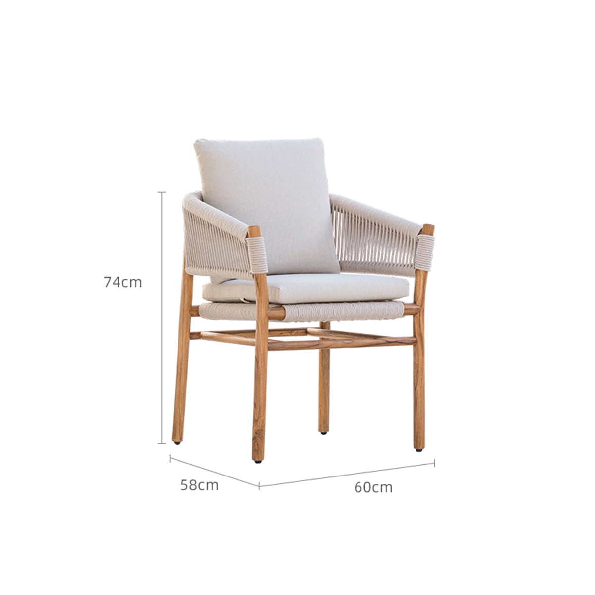 etimoe outdoor dining chair all 7