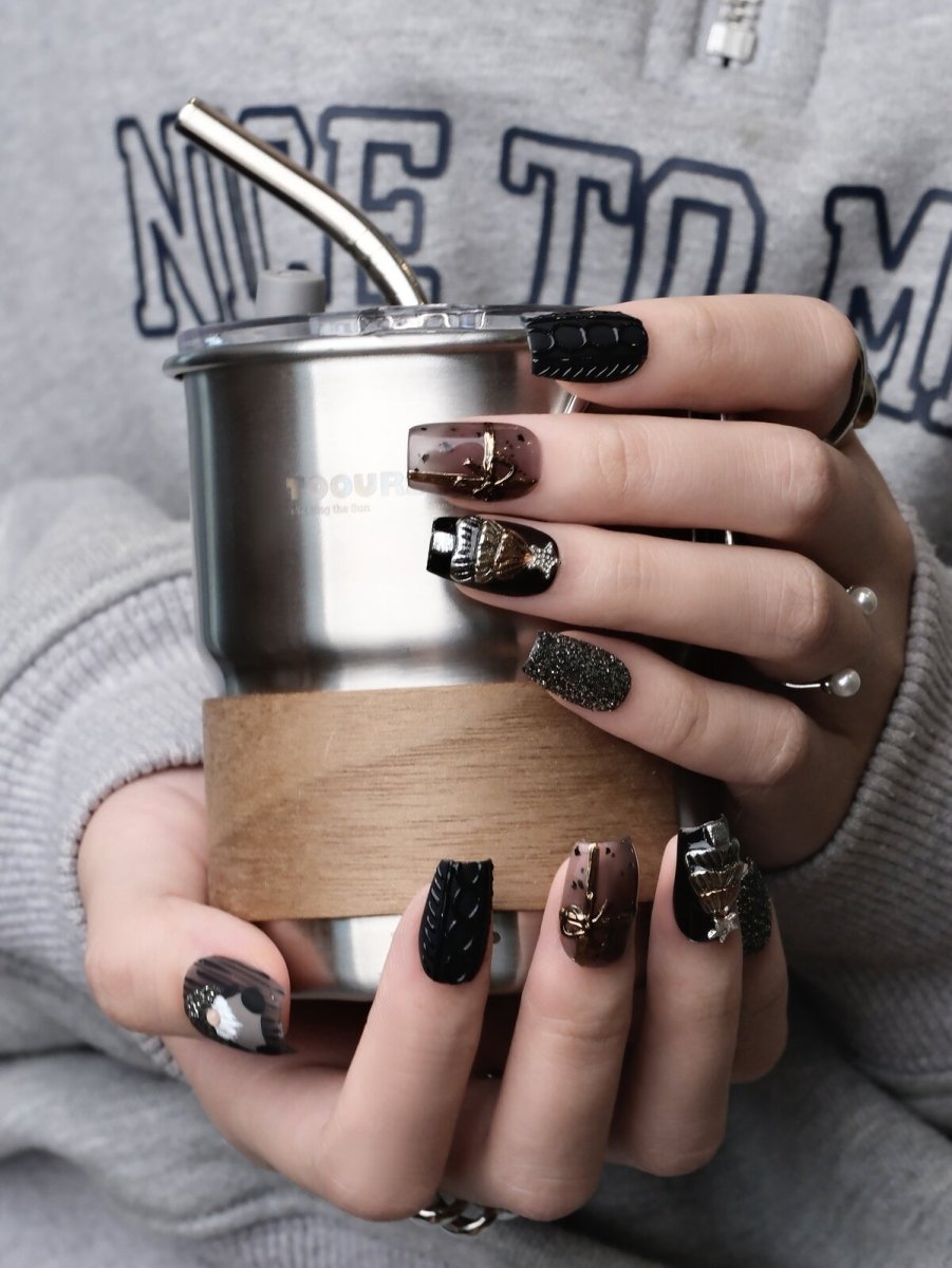 Fantasy Christmas 3D Press-On Nails