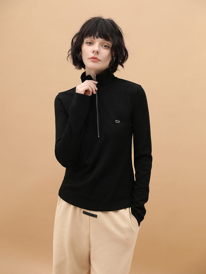 form-fitting-half-zip-knit-top-shirt_all_black_1.jpg