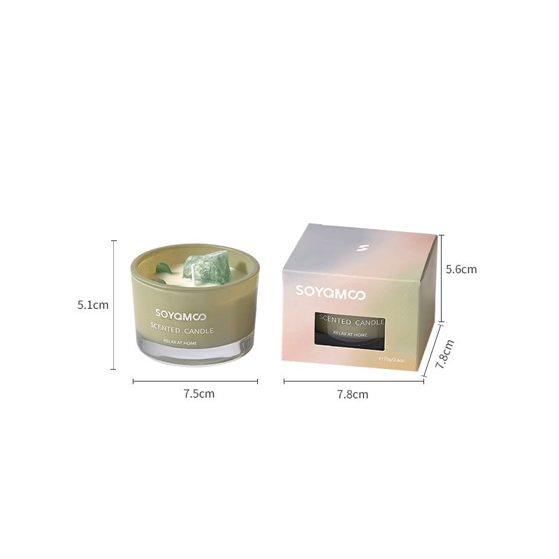 Fruity Temptation Crystal Infused Scented Candle