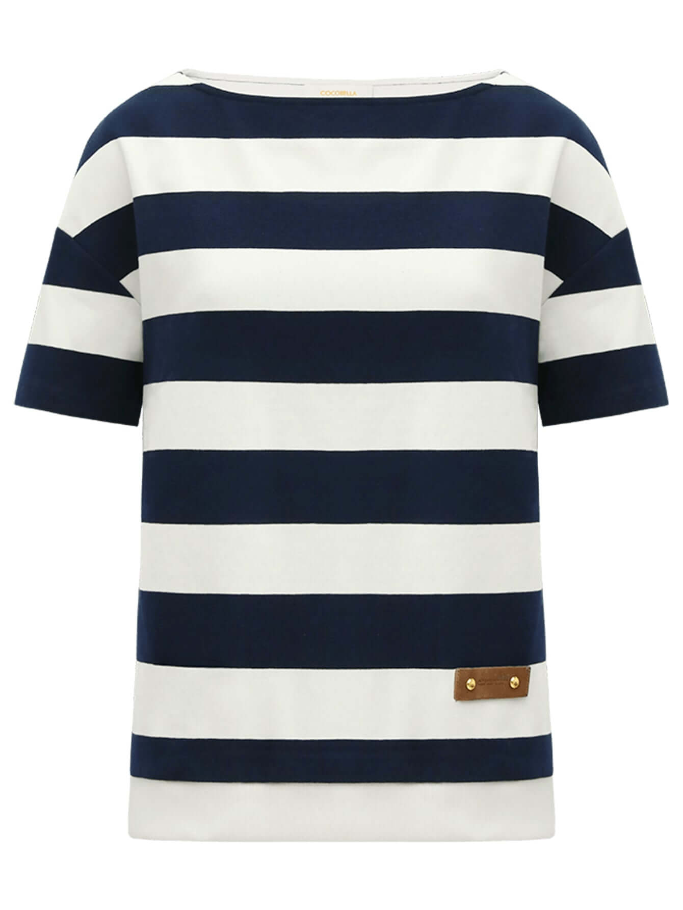 goodwill nautical short sleeved striped knitted tee all stripe 4