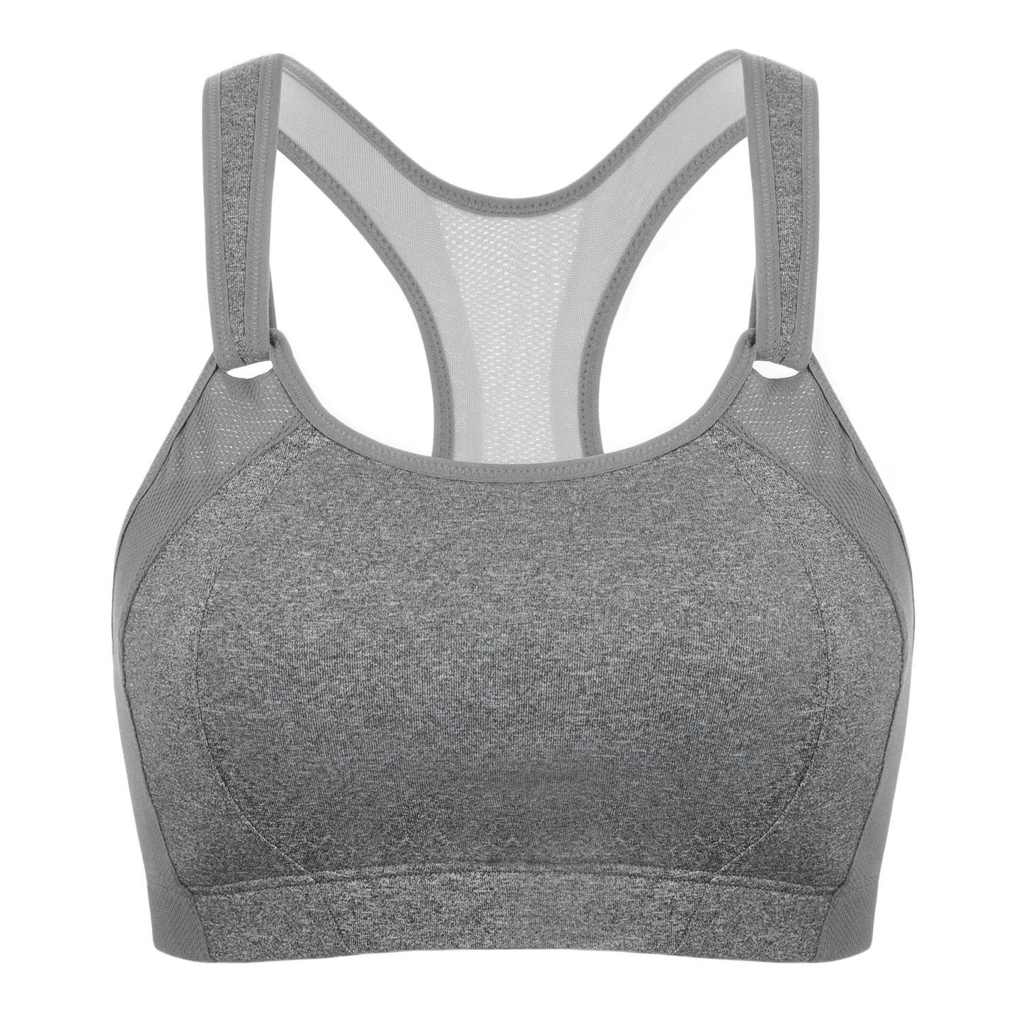 High Impact Mesh Insert Wireless Running Bra