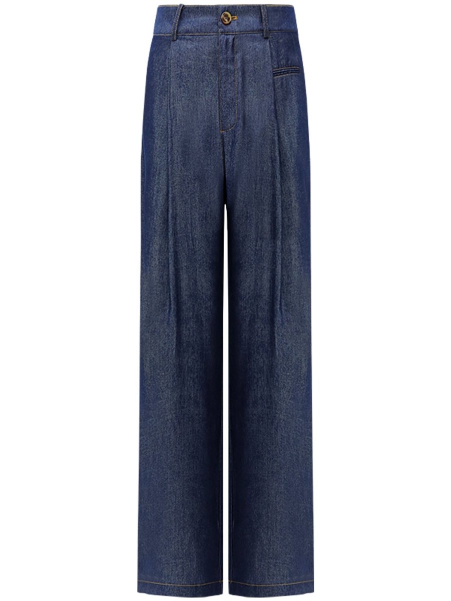 high waisted jeans in navy all navy 4