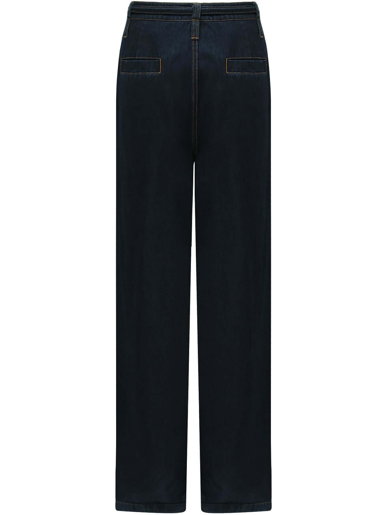 high waisted straight leg jeans in navy all navy 5