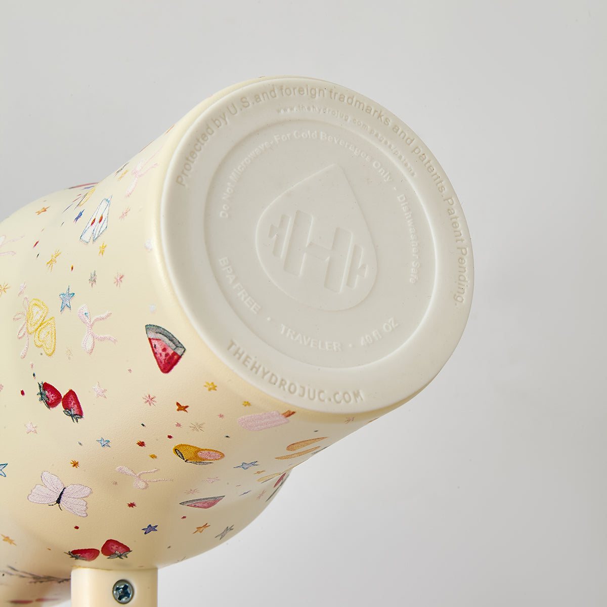HydroJug x Tori Halford Berries & Cream 40oz Traveler Tumbler – Limited Edition