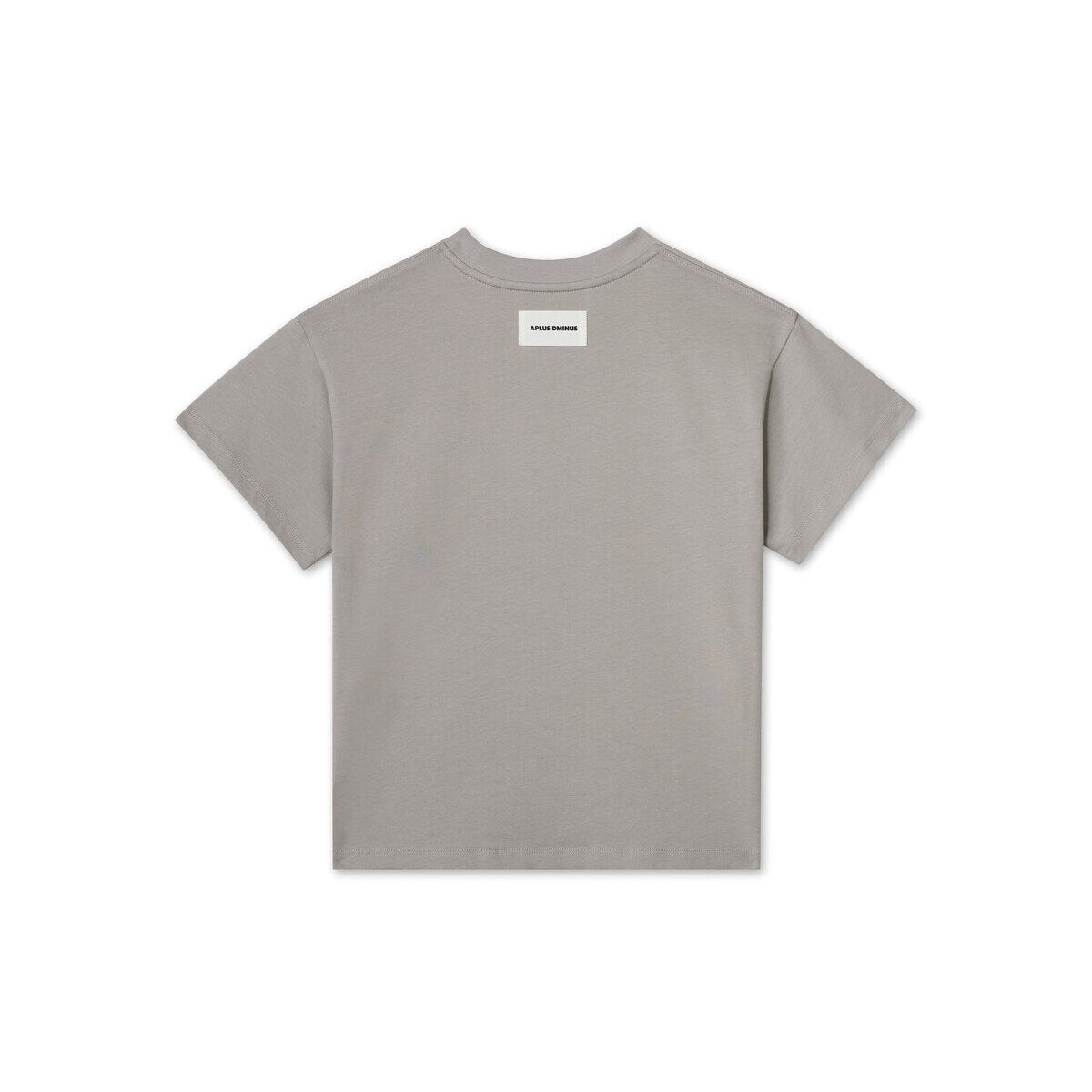 Kids APLUS DMINUS Small Logo Boxy T-Shirt – 100% Cotton Relaxed Drop-Shoulder Tee