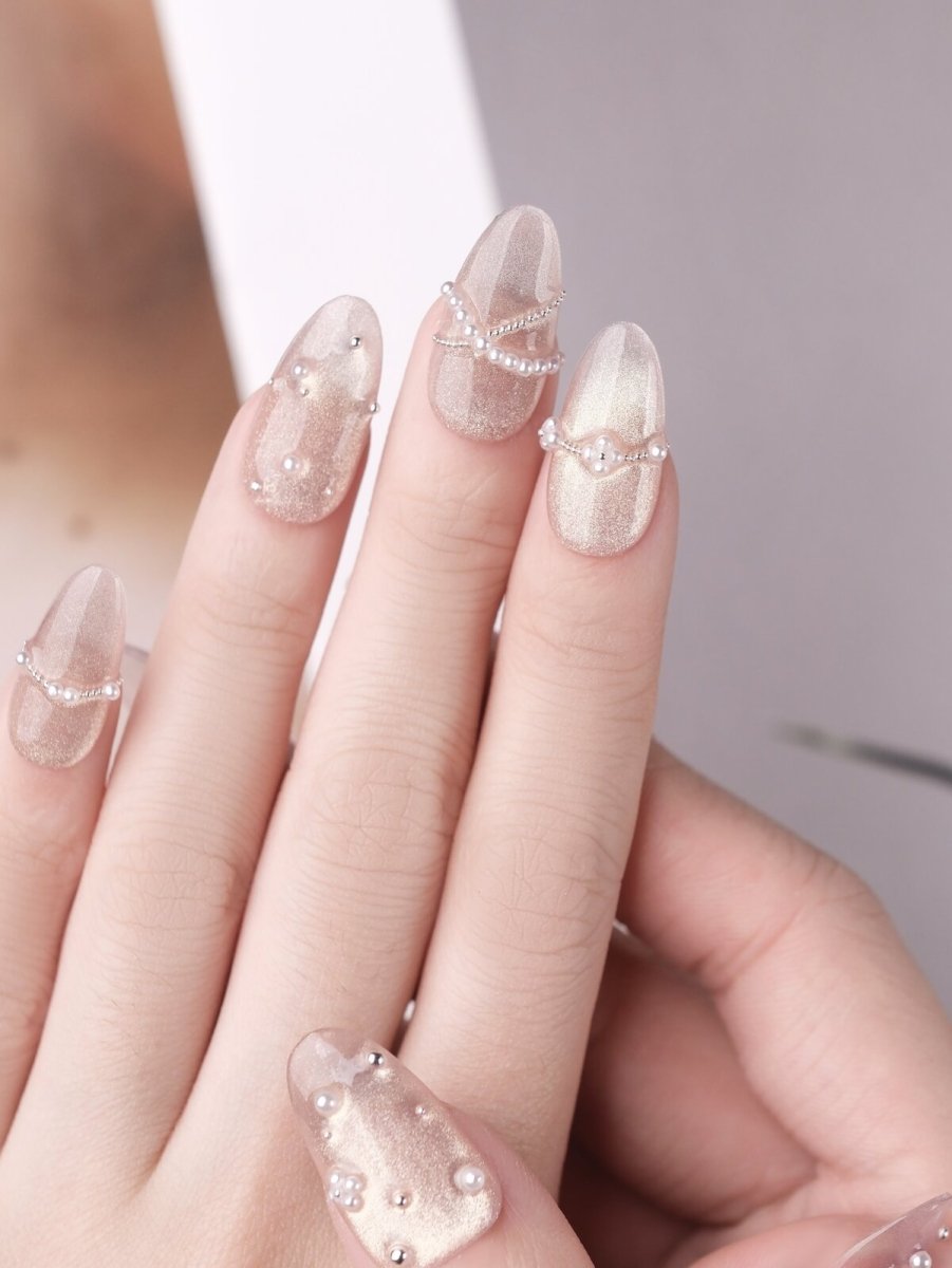 Lilac Rain 3D Press-On Nails