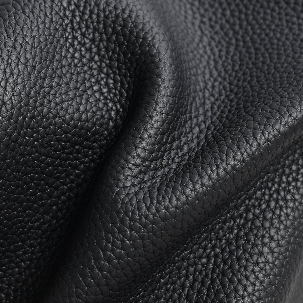 Litchi Grain Leather Boston Bag – Double-Zip Underarm Shoulder Bag
