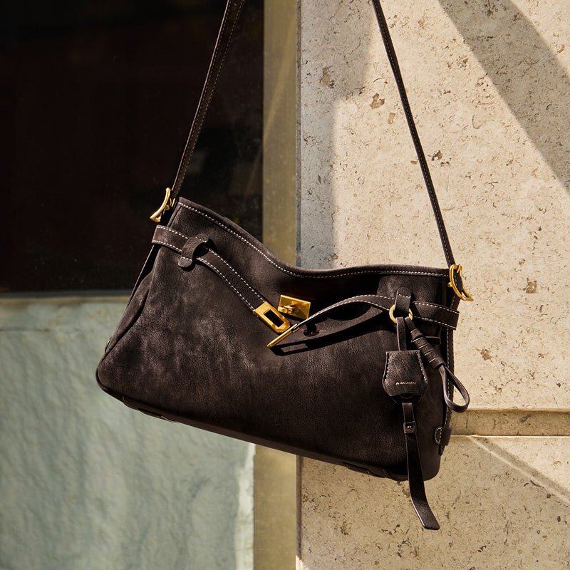 Luxe Fortune Chime Slouch Shoulder Bag