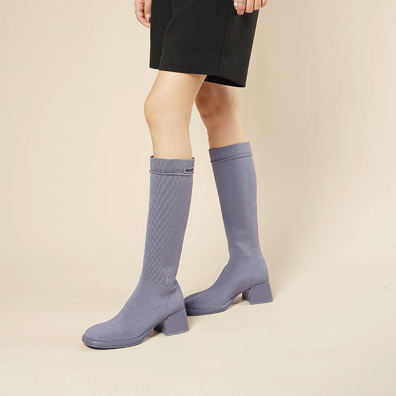 mademoiselle - round - toe - knee - high - sock - boots_all_grey_6.jpg