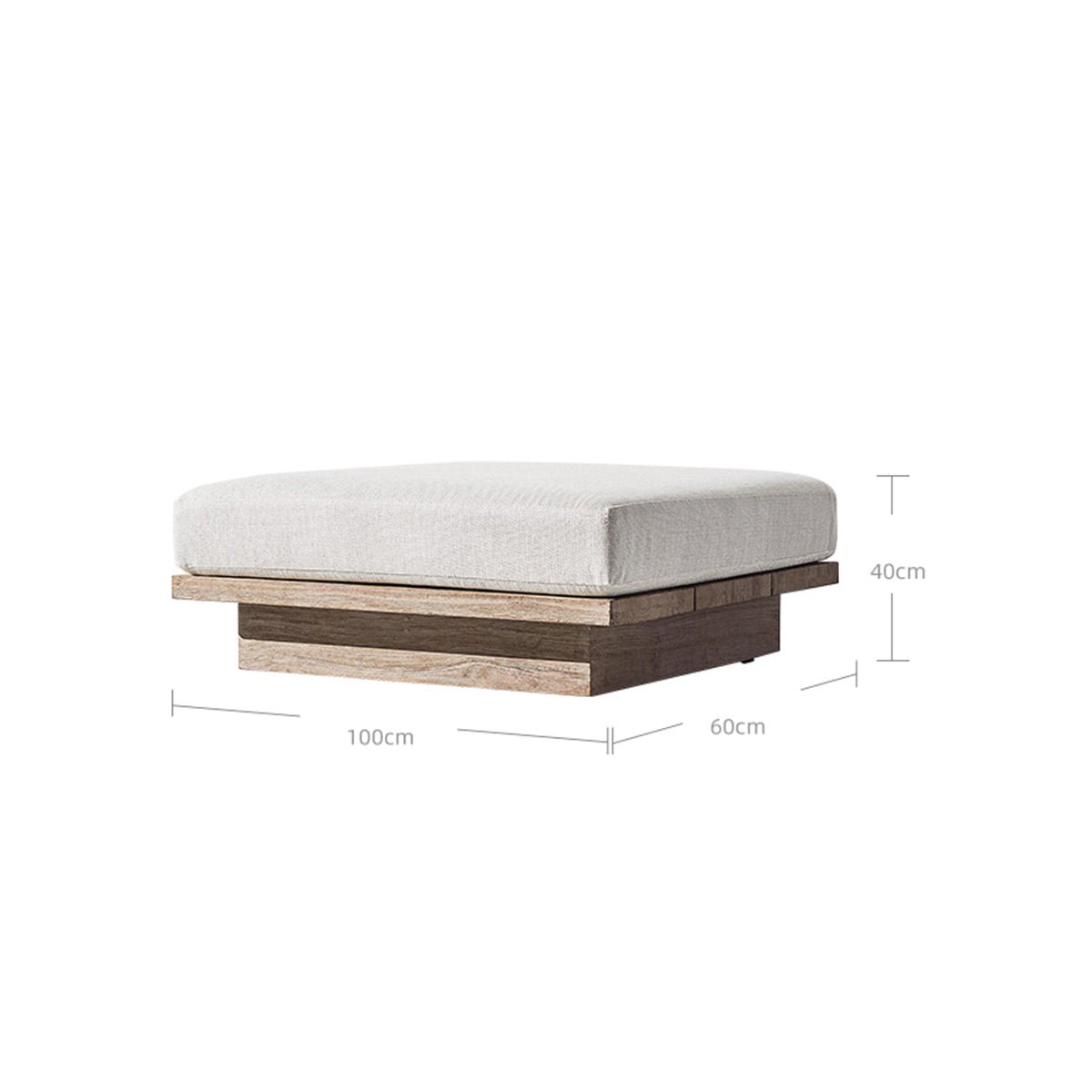 menorca island teak mocha ottoman all 5