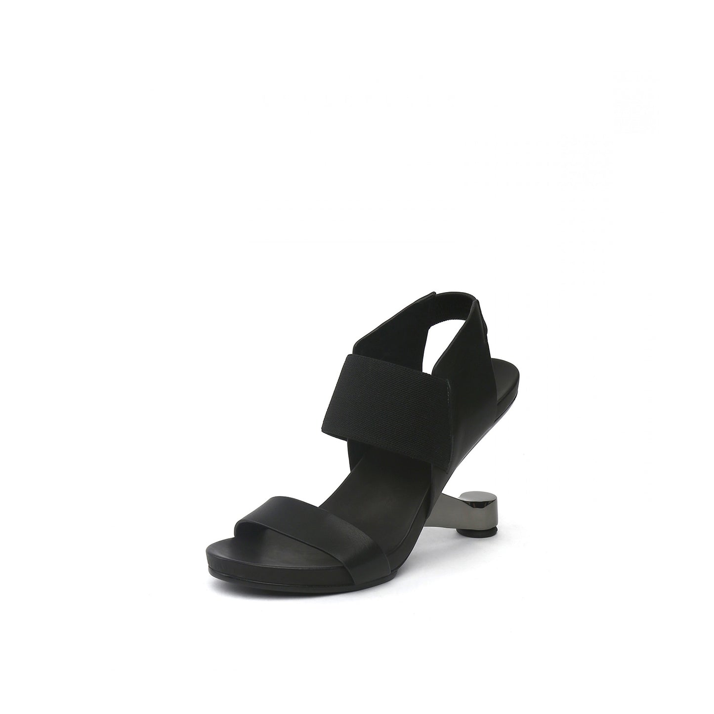 multi color sandals all black 2