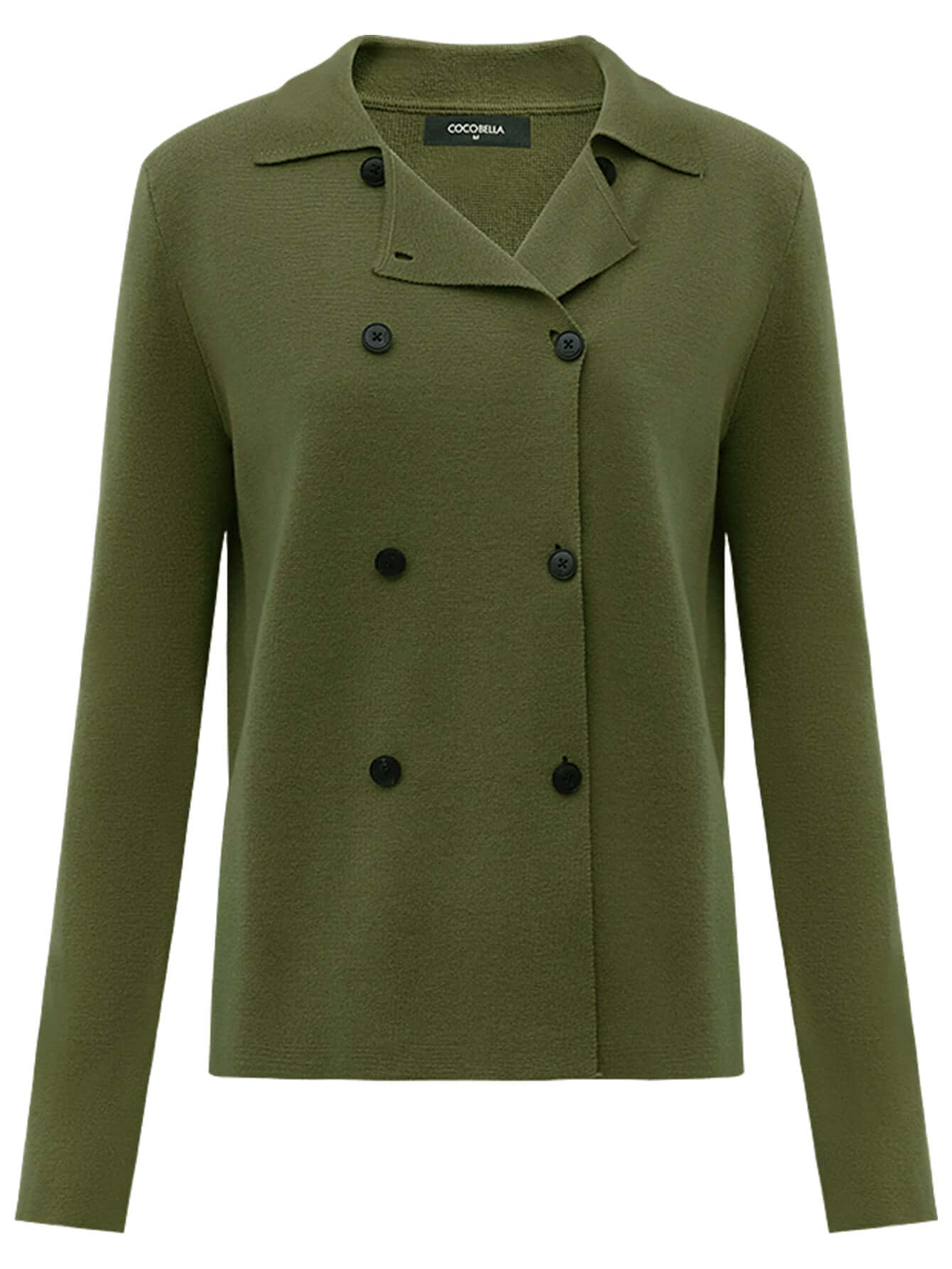 olive green double breasted cardigan all olive 4