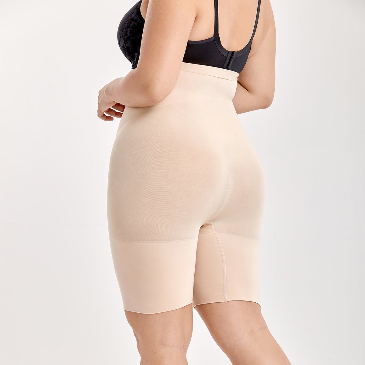Plus Size High Waist Tummy Control Thigh Slimmer Shapewear Shorts