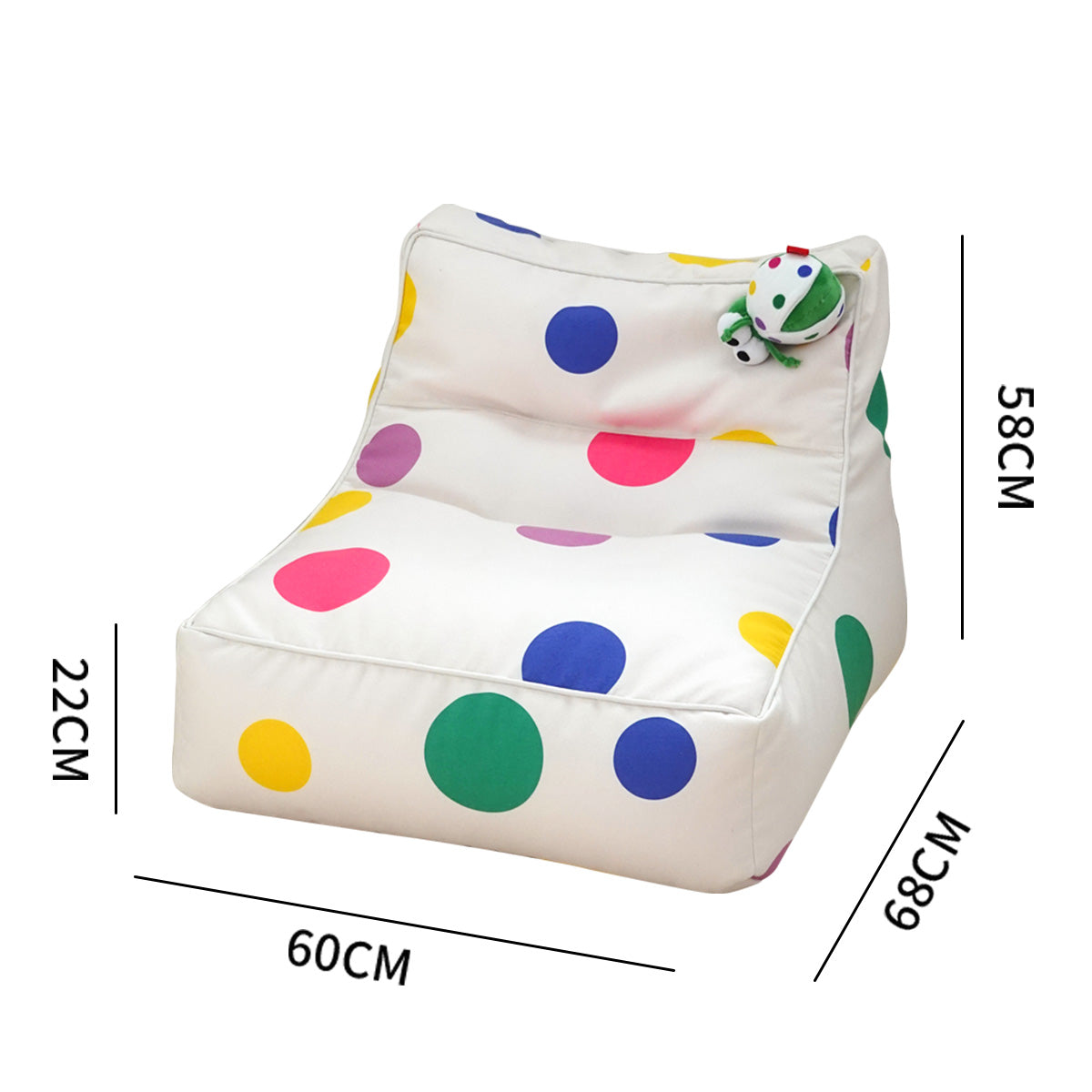 polka dot lady bug bean bag chair all 5