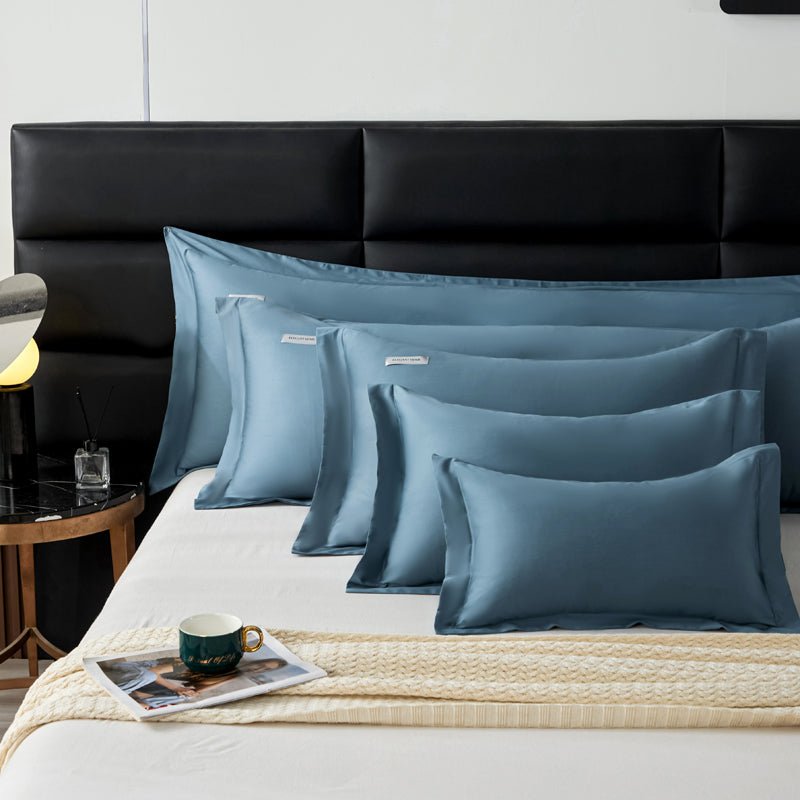 Premium Pure Long Staple Cotton Pillowcase Pair
