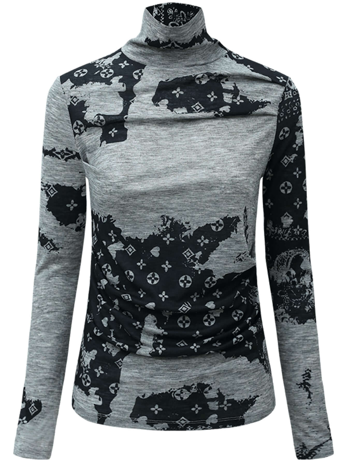 punk gothic distressed grey couture top all grey 4