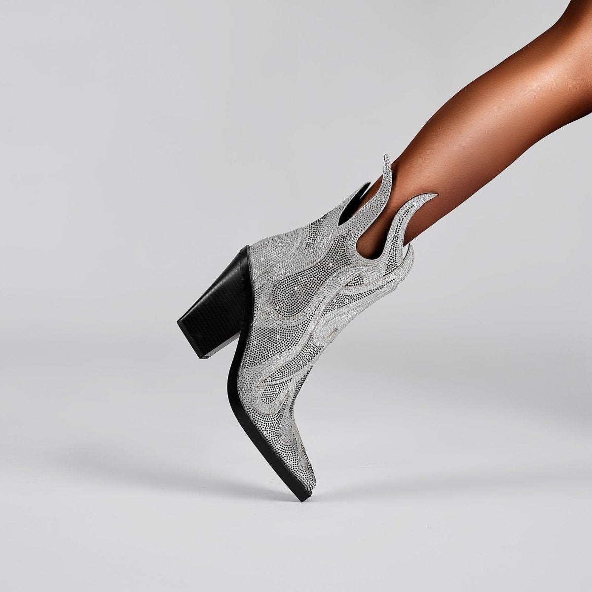 rhinestone - flame - block - heel - boots_all_silver_7.jpg