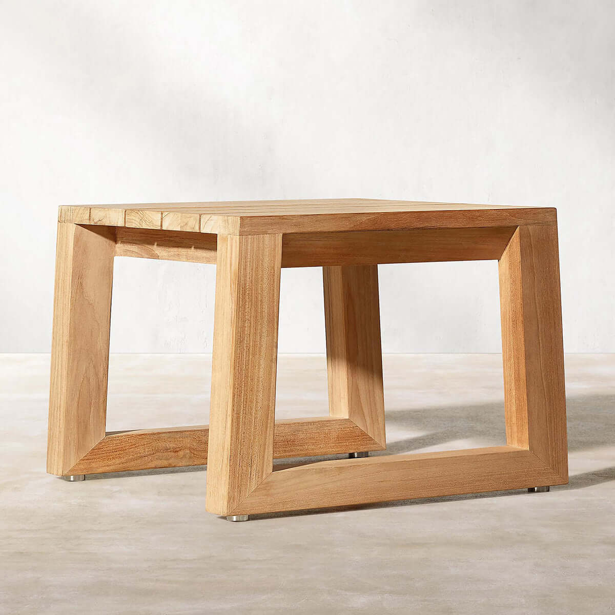 sebastian teak coffee table natural 2