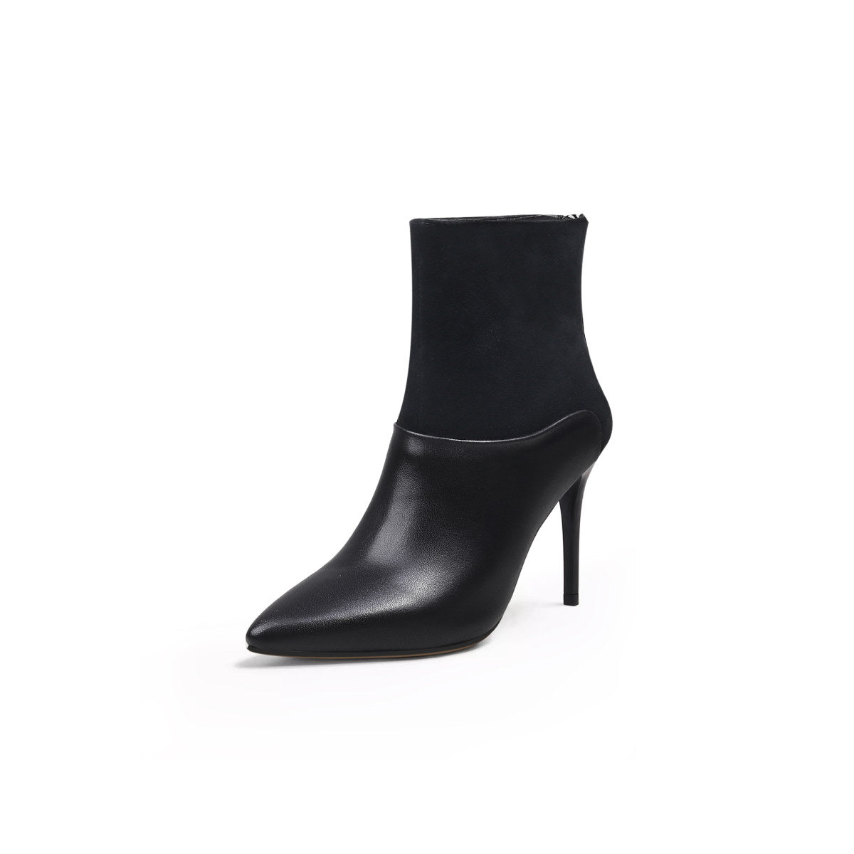 sleek black stiletto boots all black 2