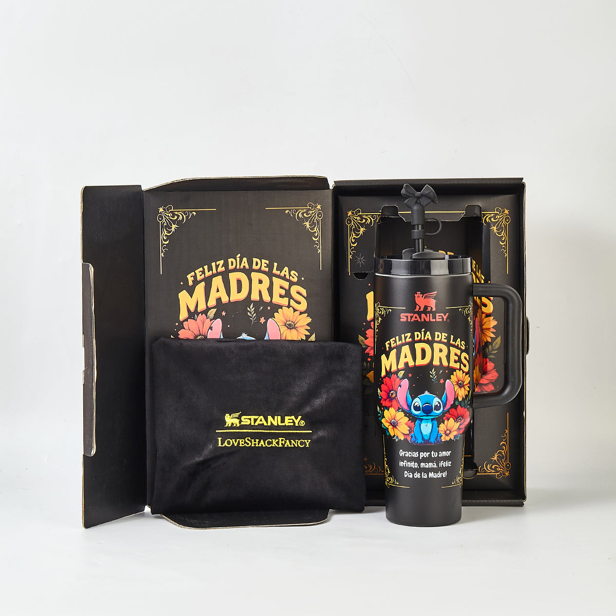 Stanley x Stitch Feliz Día de las Madres 40oz Quencher H2.0 Tumbler – Mother’s Day Limited Edition