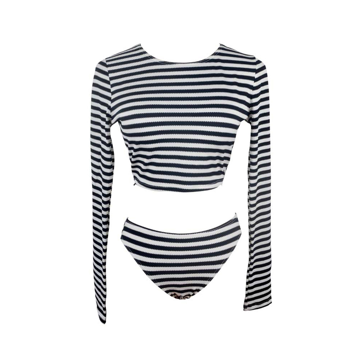 striped two piece tankini swimsuit all stripe 4