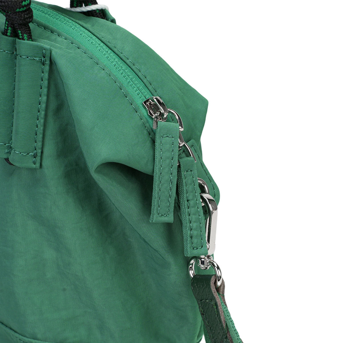 Twisted Rope Crinkle Nylon Tote & Crossbody Bag