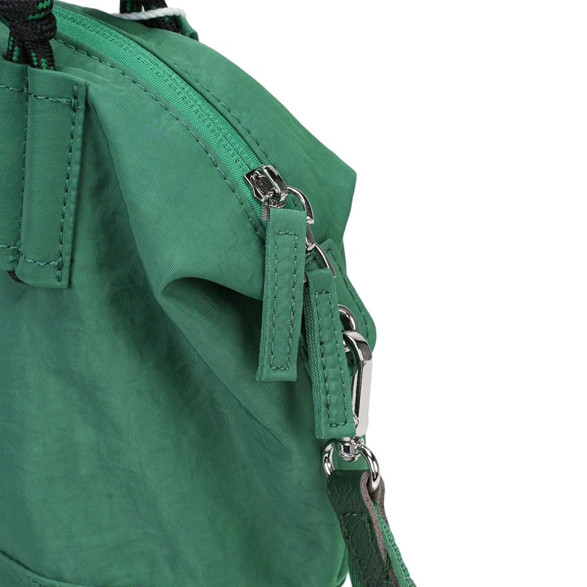 Twisted Rope Crinkle Nylon Tote & Crossbody Bag