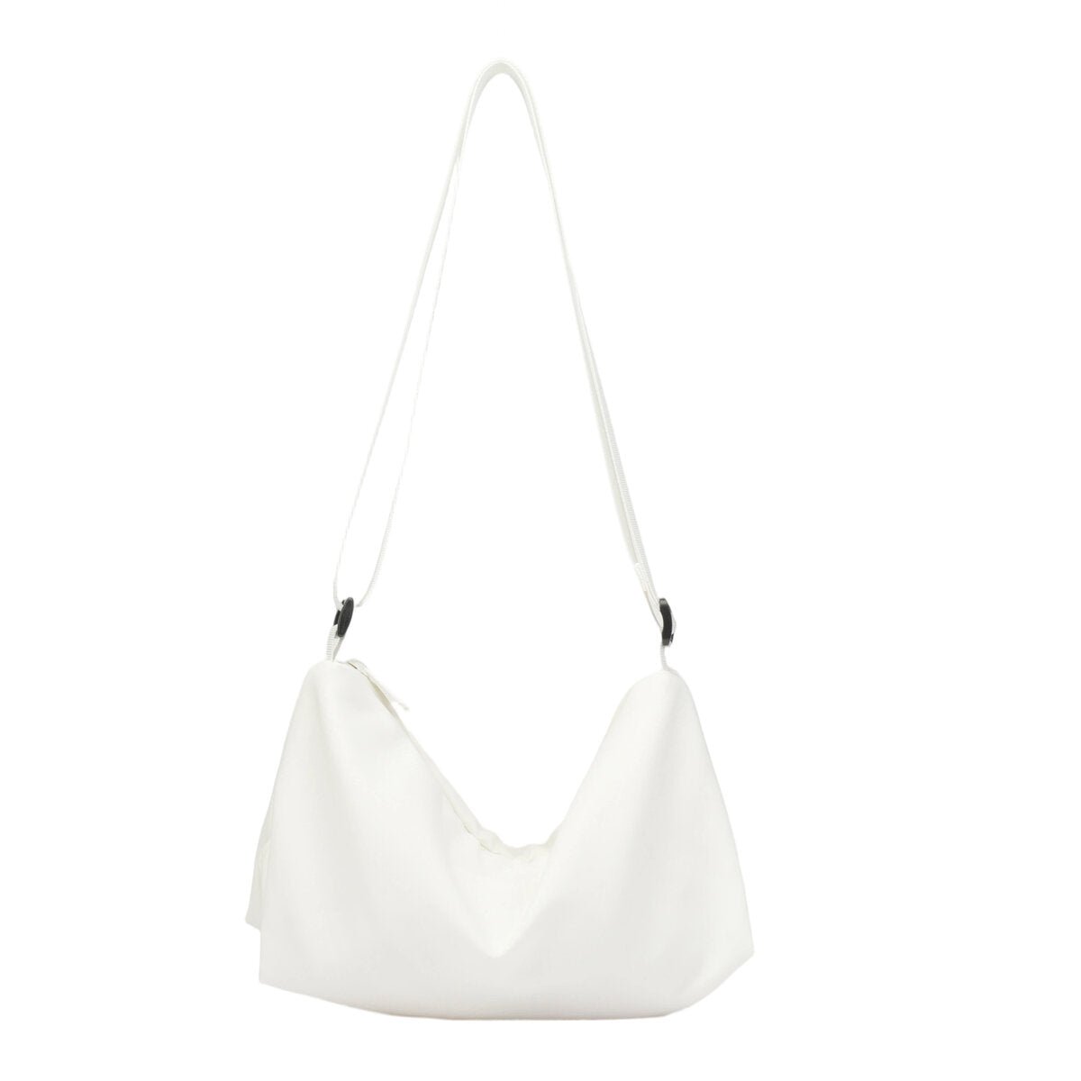 Ultra-Light Crescent Crossbody Bag – 135g Tencel Nylon Shoulder Hobo Bag